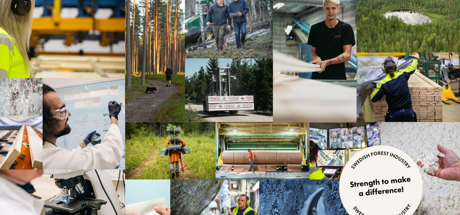 Kollagebild Skogsindustrierna JGA